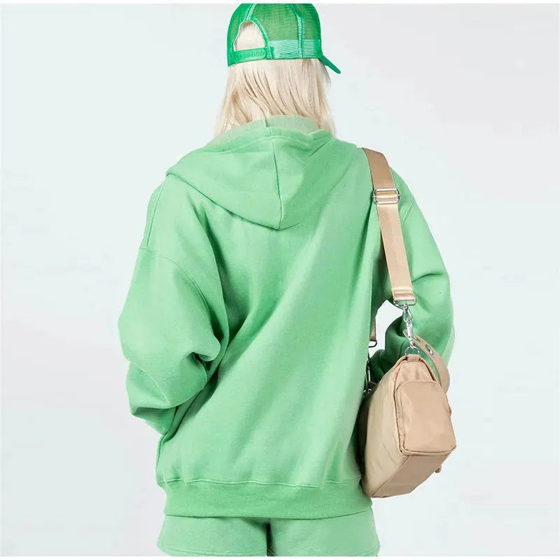 Loose Hooded Sportswear Jogger Pants Women's Suit - Bellarte Enchanté Loose Hooded Sportswear Jogger Pants Women's Suit